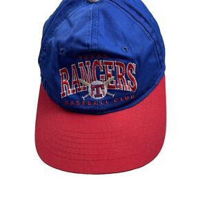Vtg Texas Rangers Hat MLB Baseball KIDS 6-12 YOUTH 90s Snapback Rookie League